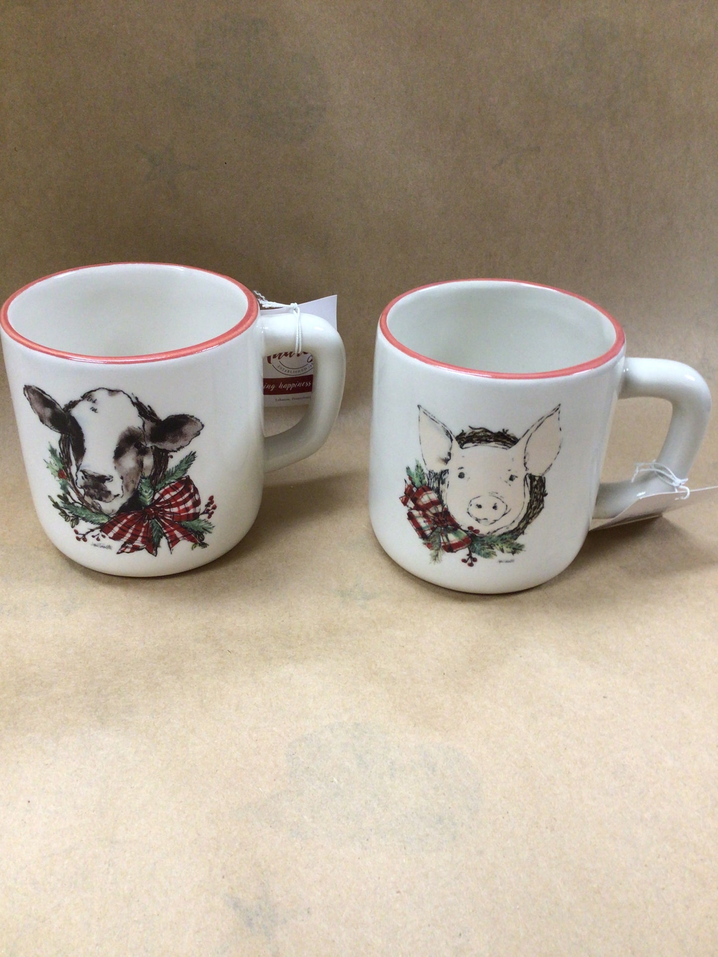 Farmhouse Christmas Mugs