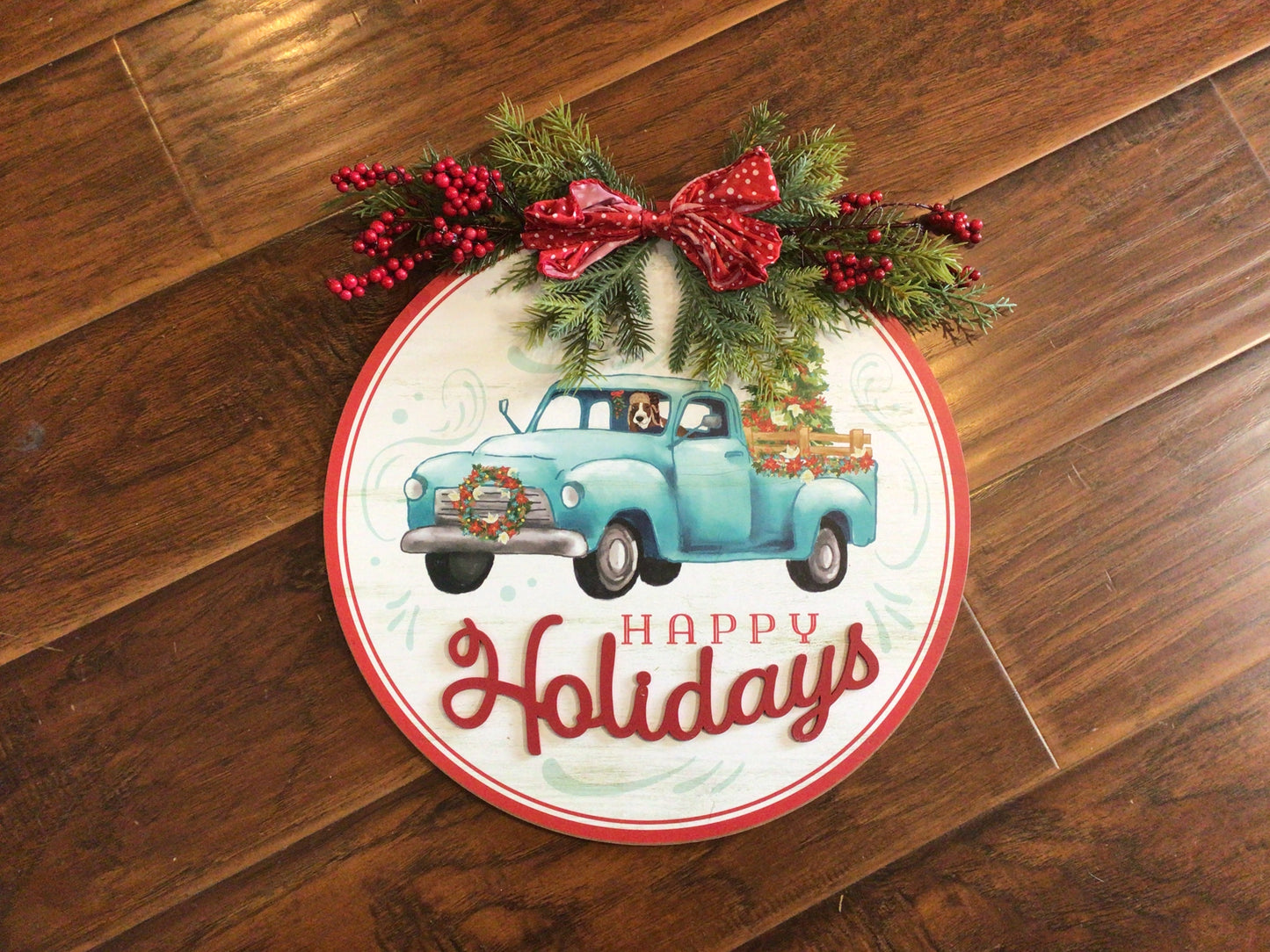 PW Happy Holidays Wall Decor