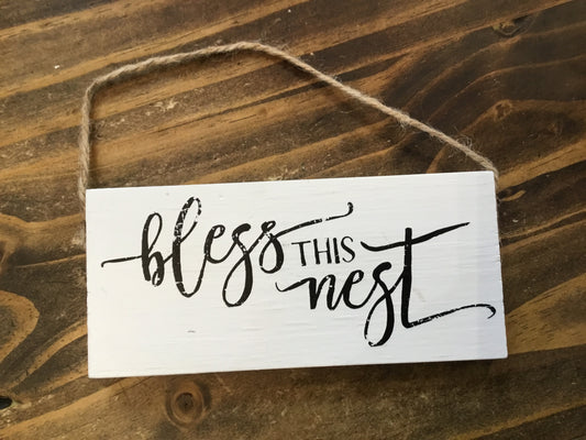 Wood Hanging Sign