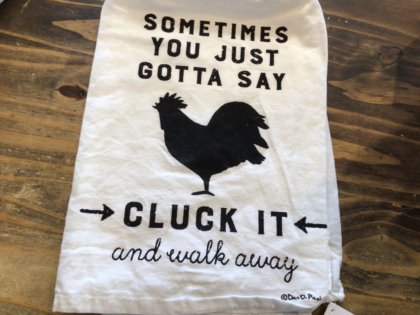 Cluck It Dish Towel
