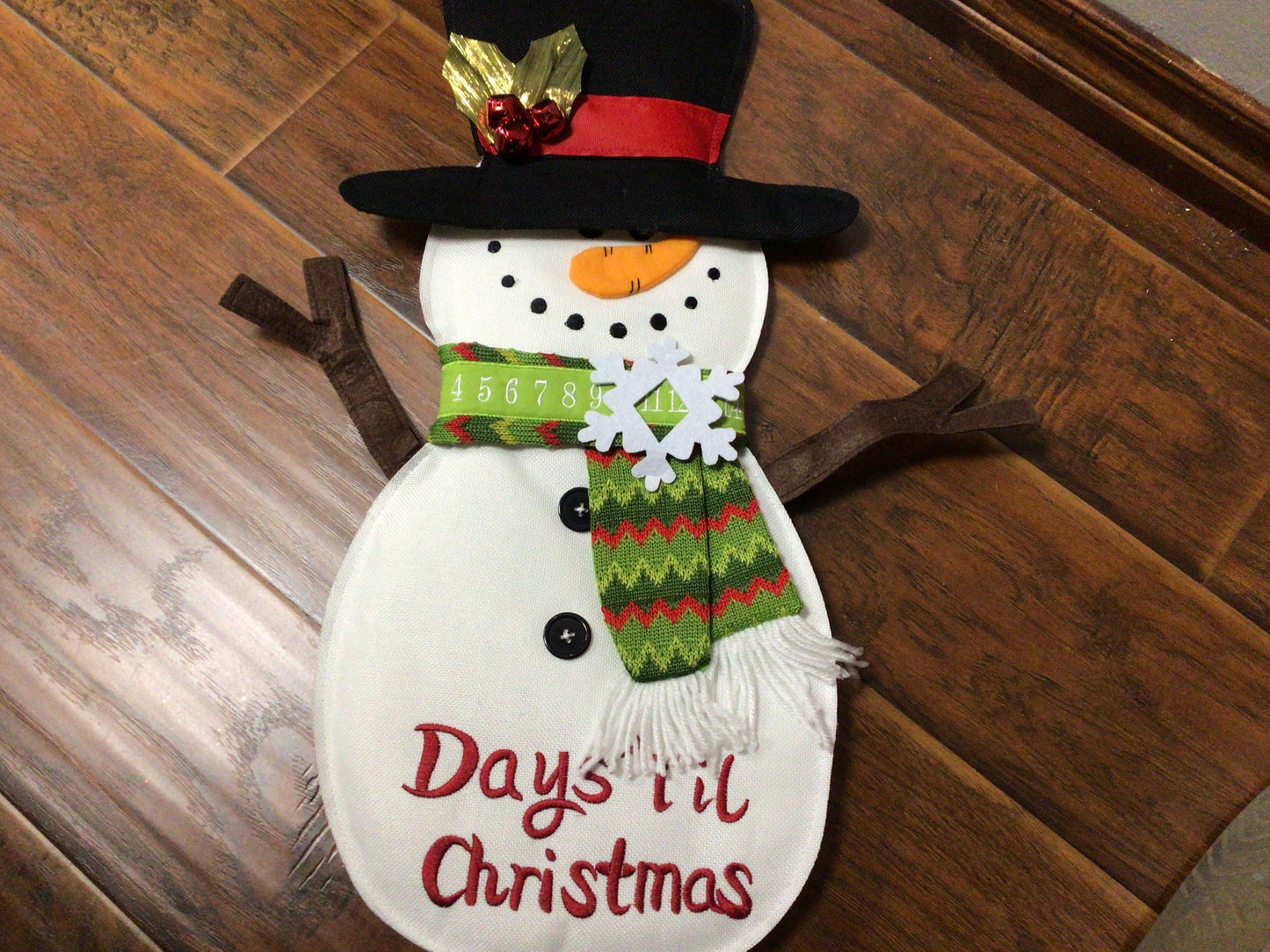 Days Till X-Mas Door Decor