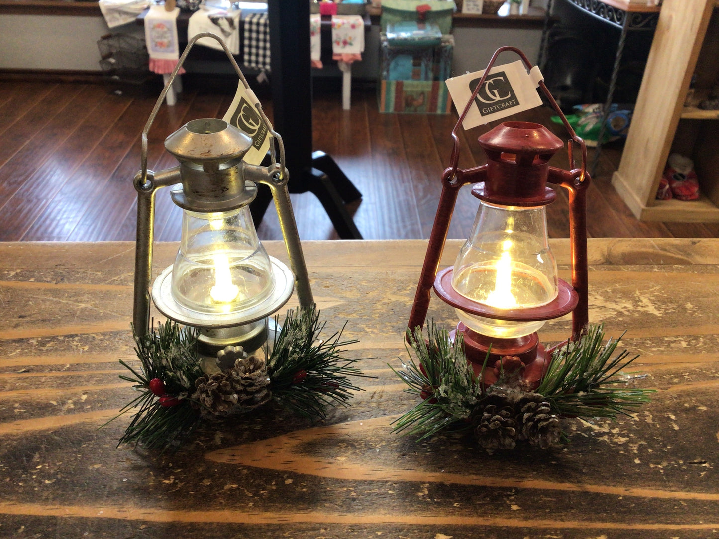 Plastic LED Water Lantern Ornament