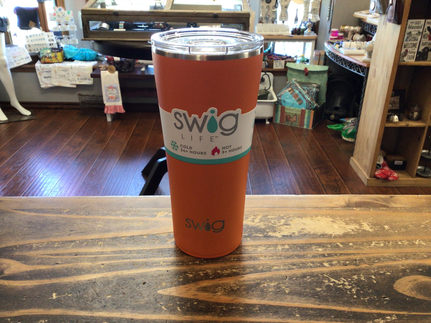 SwigLife 22oz Orange Tumbler