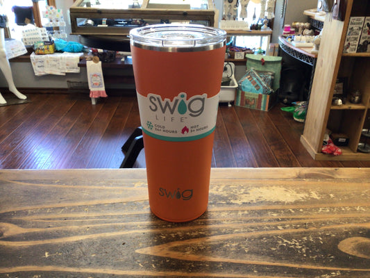SwigLife 22oz Orange Tumbler