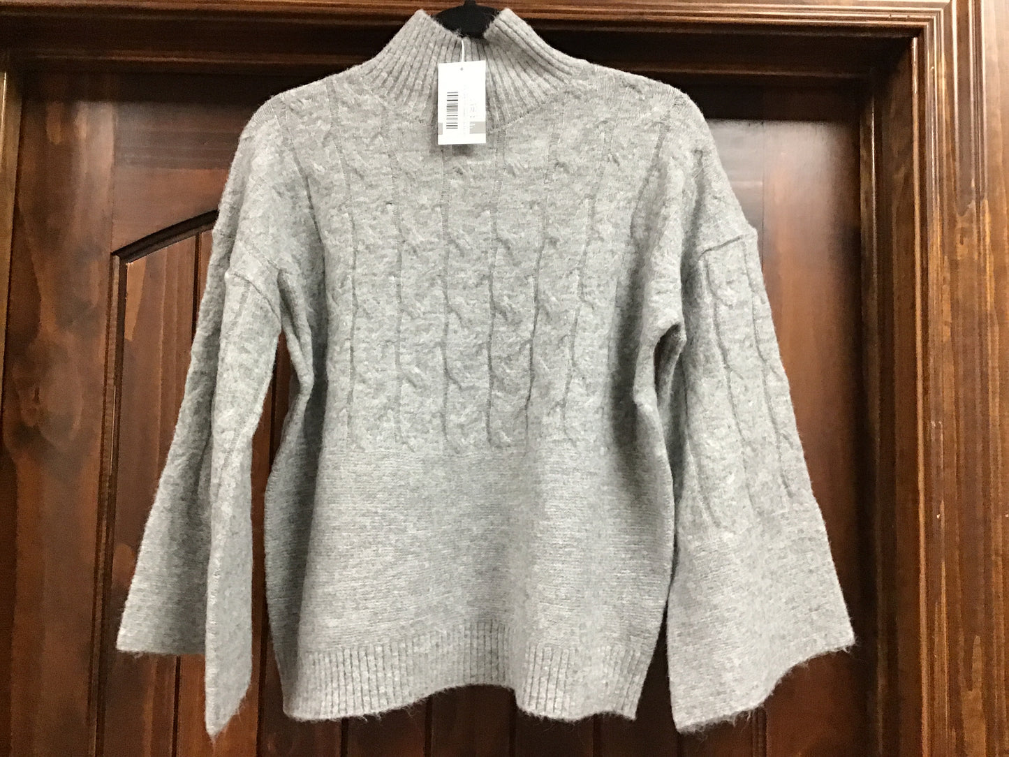 Mudpie Eve Knit Sweater Gray