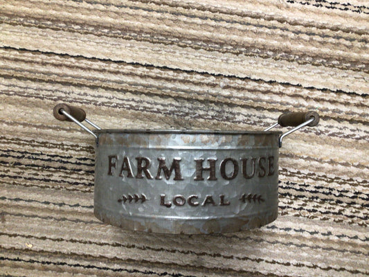 Farmhouse Local Round Tray