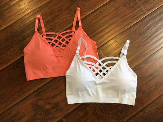 Zenana Criss Cross Sports Bra