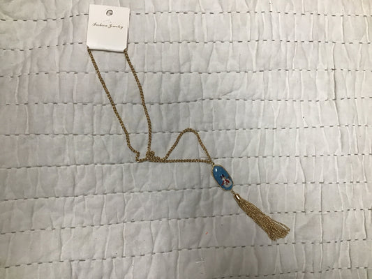 Snowman Tassel Necklace