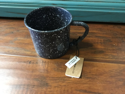 4” Round x 4-1/2” Enameled Mug
