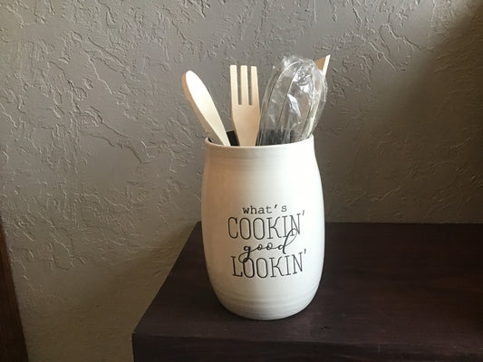 What’s Cookin Good Lookin Utensil Holder & Tools
