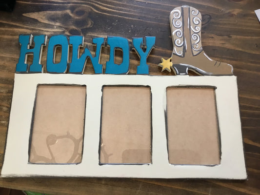 Howdy Picture Frame
