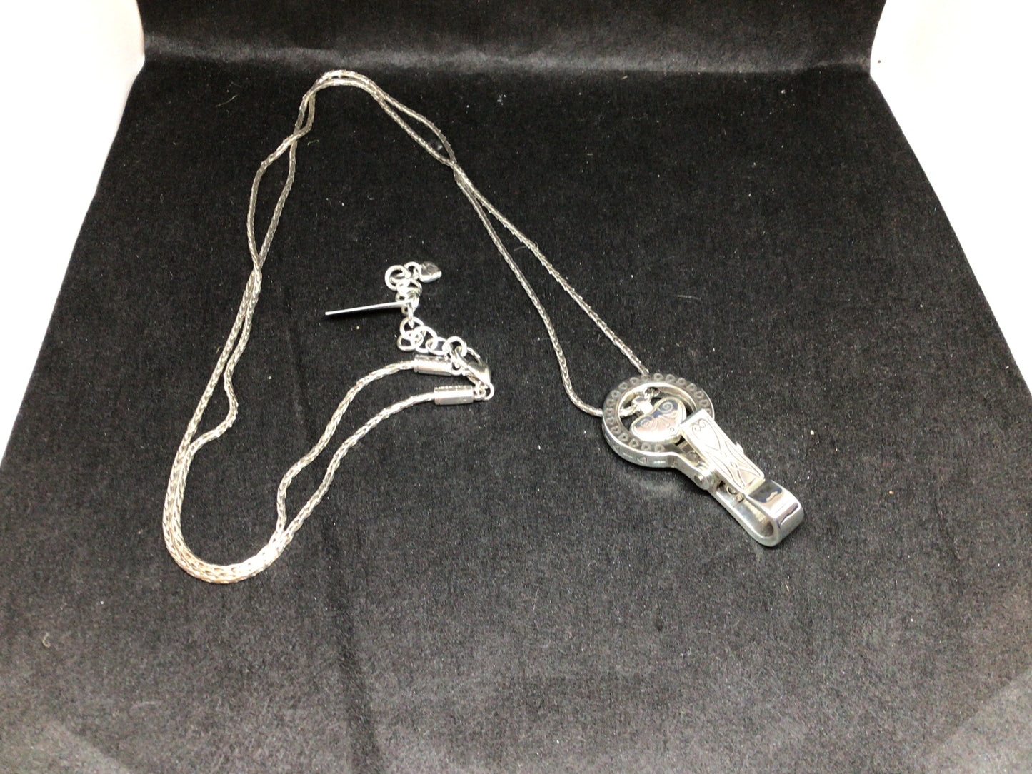 Silver Brighton Badge Clip