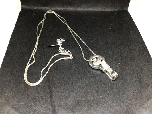 Silver Brighton Badge Clip