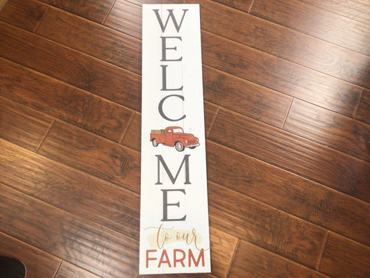 Welcome To Our Farm Home Decor