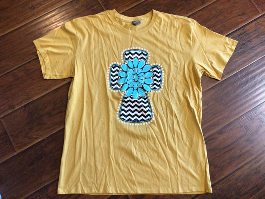 Squash Blossom Cross T-Shirt