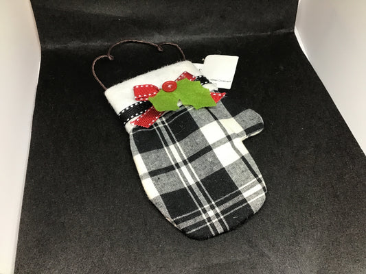 Fabric Mitten Ornament