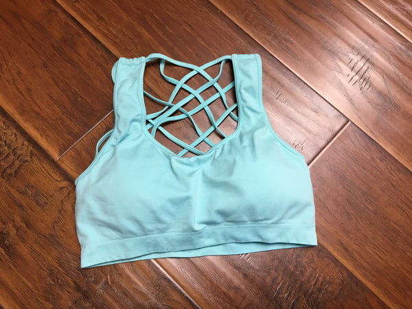 Yahada Criss Cross Back Sports Bra – Prairie Cottage Pawhuska