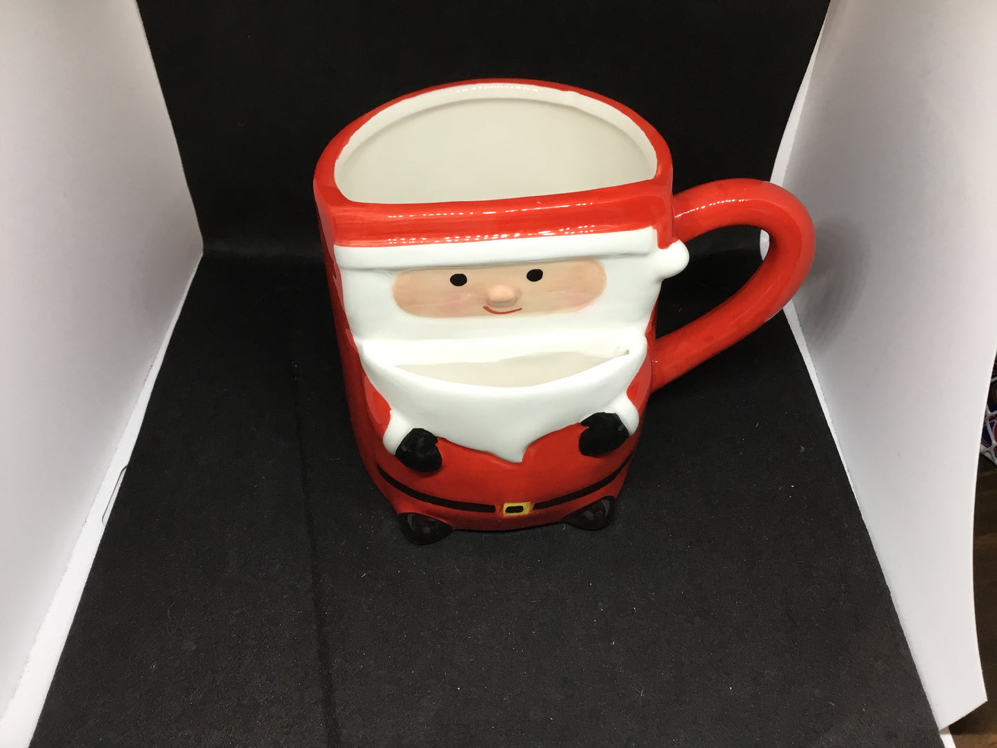 Assorted Christmas Mugs w/ Hot Chocolate Holder