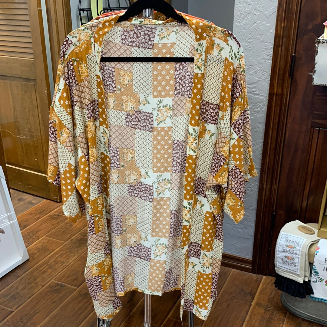 Country Patchwork Kimono