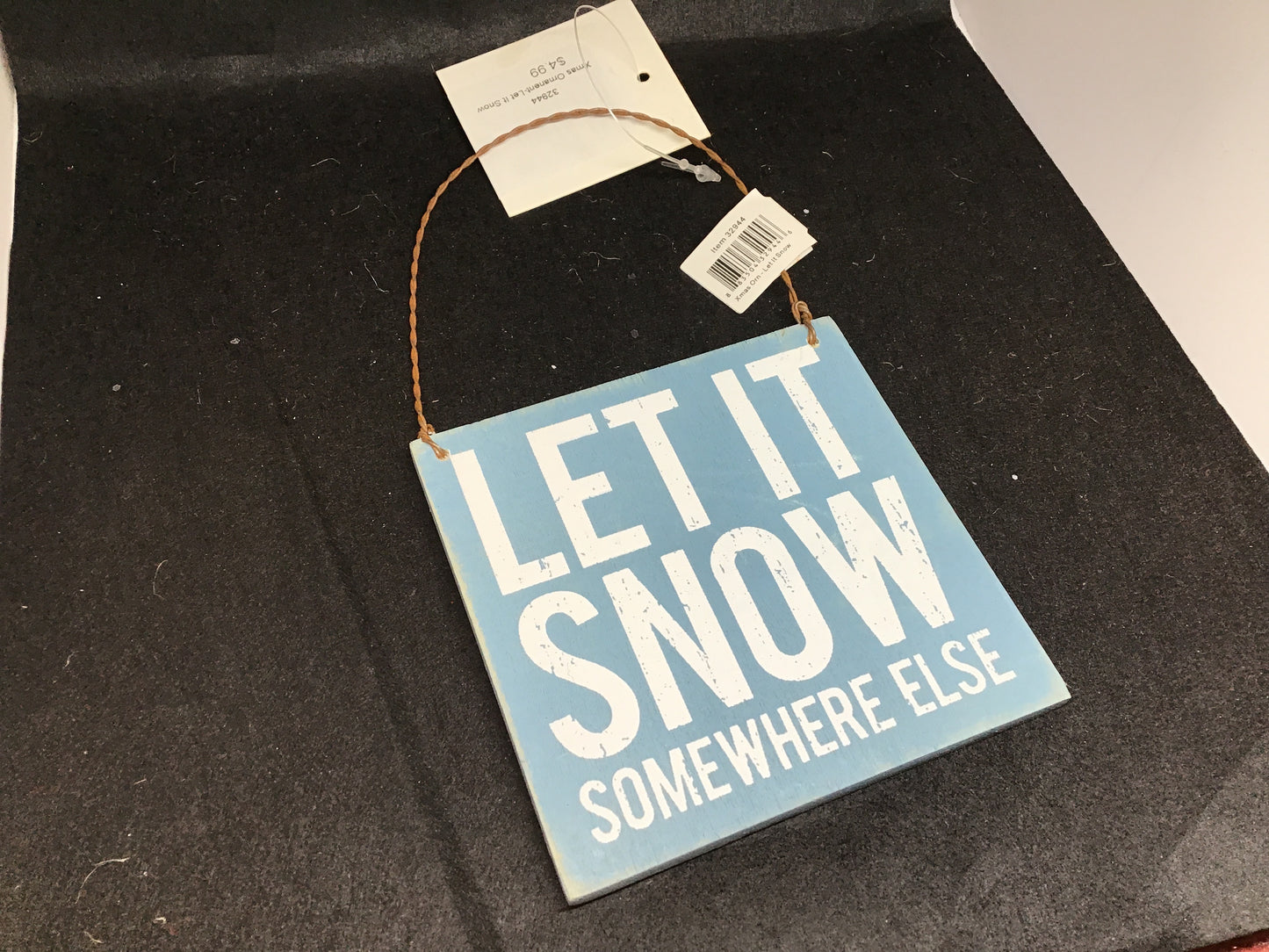 Let It Snow Christmas Ornament