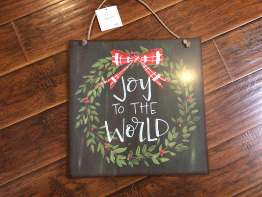 Joy To The World Door/Wall Sign