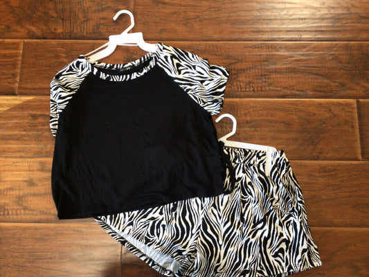 Lailac Zebra Printed Set