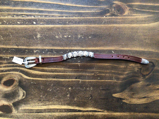 3/8 Brown Harmony Bandit Leather Bracelet