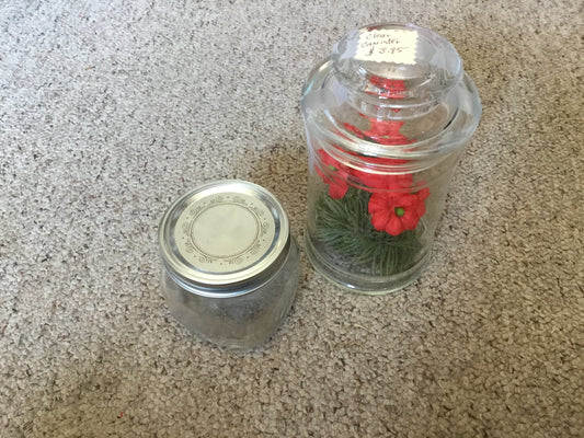 Assorted Glass Jars