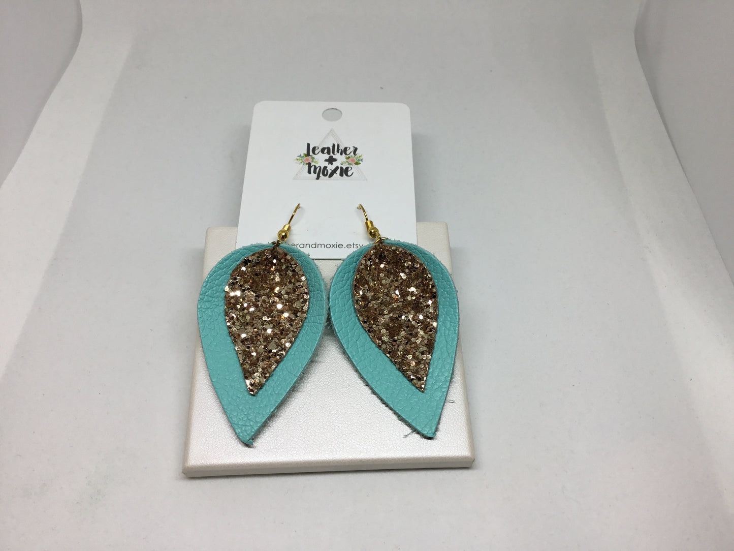 Asstd. Glitter Drop Earrings