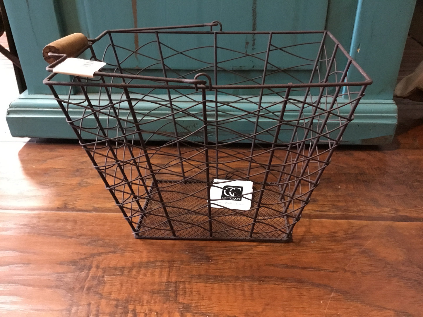 Tall Rectangle Wire Basket