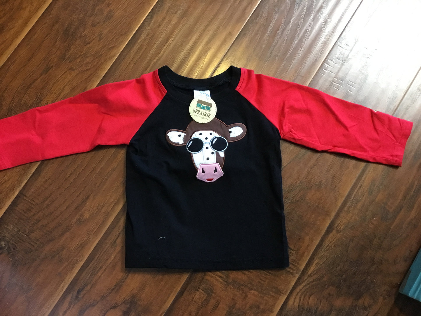 Cow Raglan Kids Tee