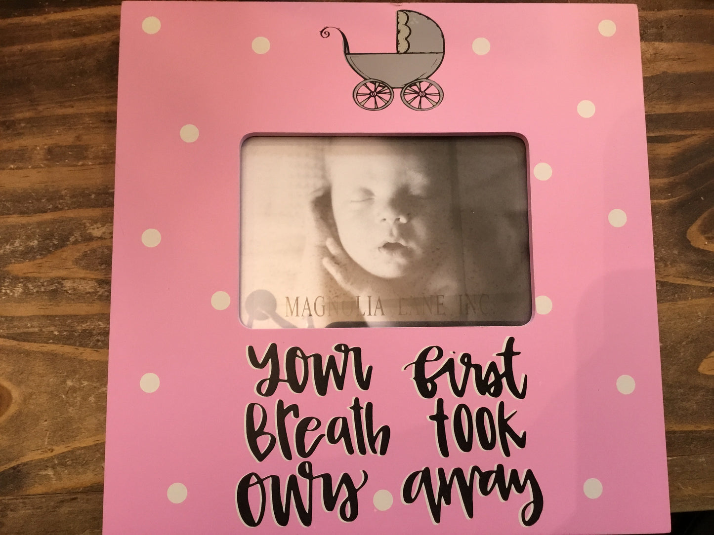 Pink First Breath Frame