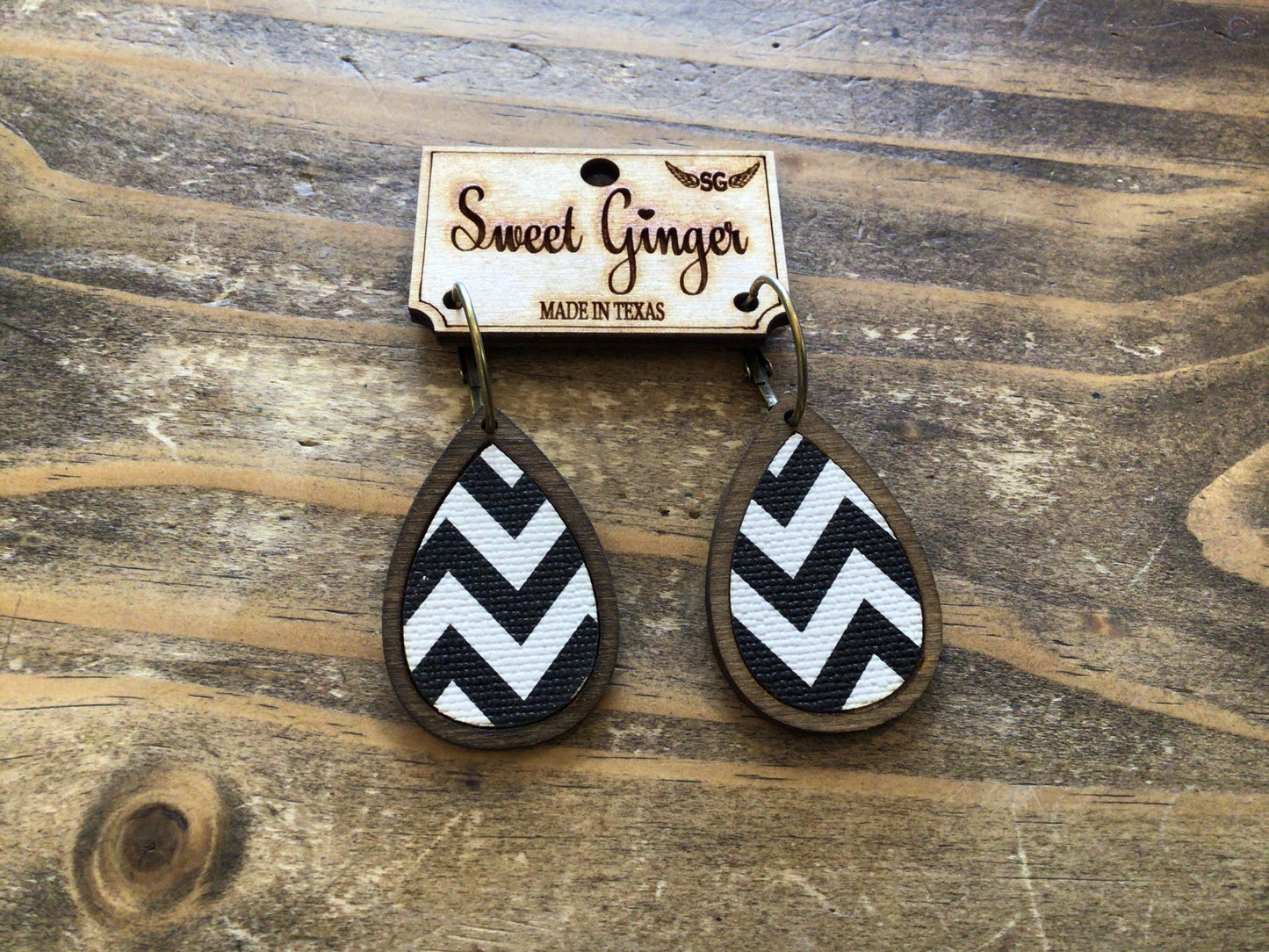 Sweet Ginger Small Teardrop Earrings