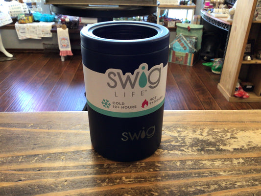 SwigLife Navy Can+Bottle Cooler