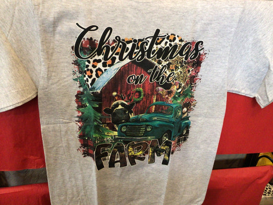 Christmas On The Farm T-Shirt