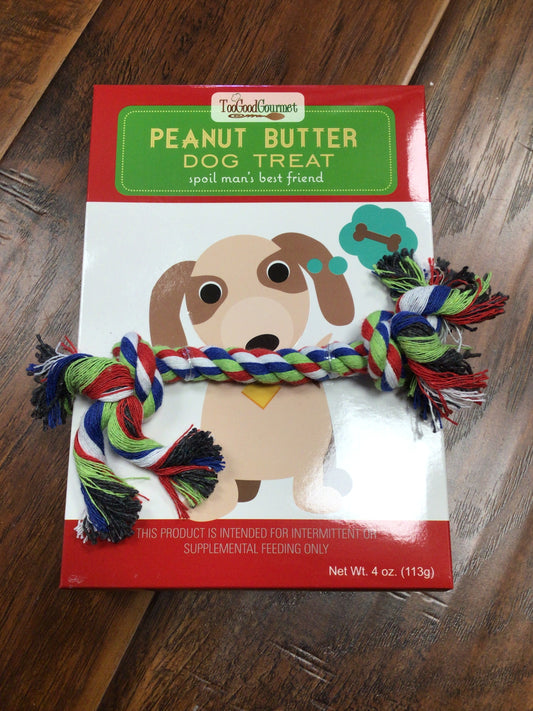 Dog Treat w/ Rope Gift