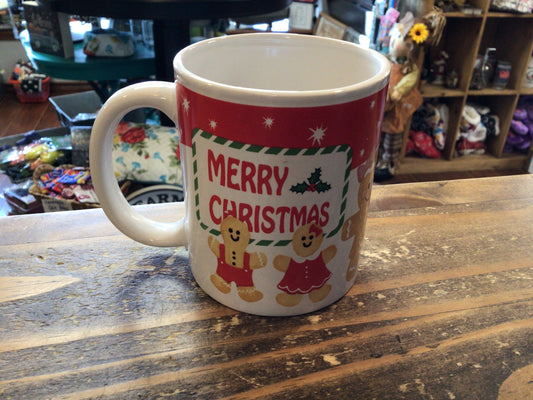 Merry Christmas Gingerbread Mug