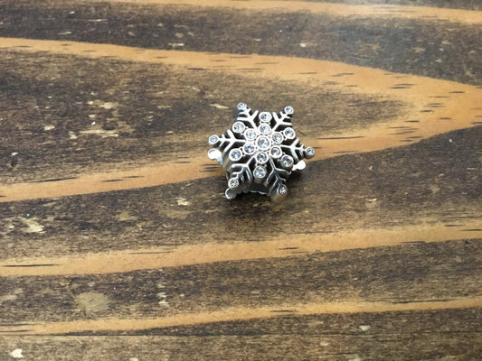 Snowflake Glitz Double Bead