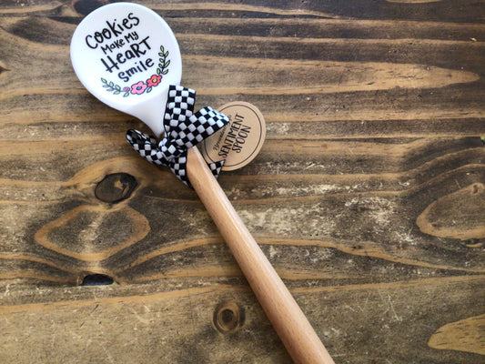 Cookies Silicone/Wood Spoon
