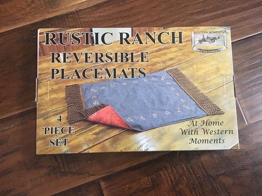 Reversible Western Placemats