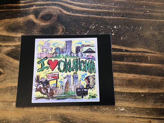 I ❤️ Oklahoma Postcard
