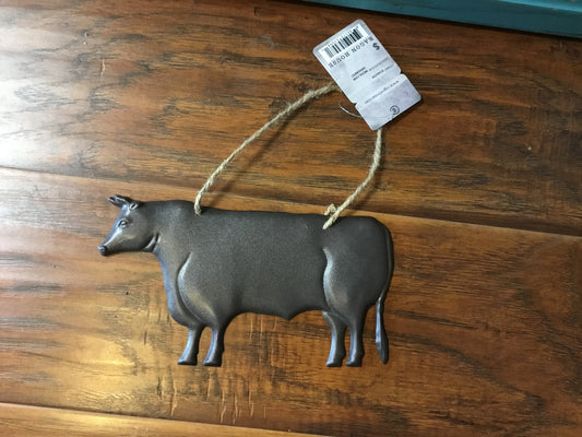Metal Cow Ornament