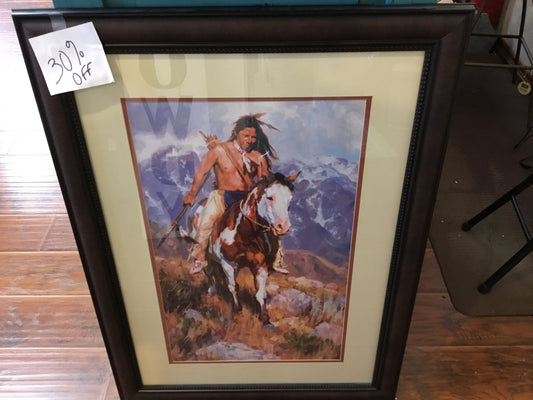 Native American Large Painting