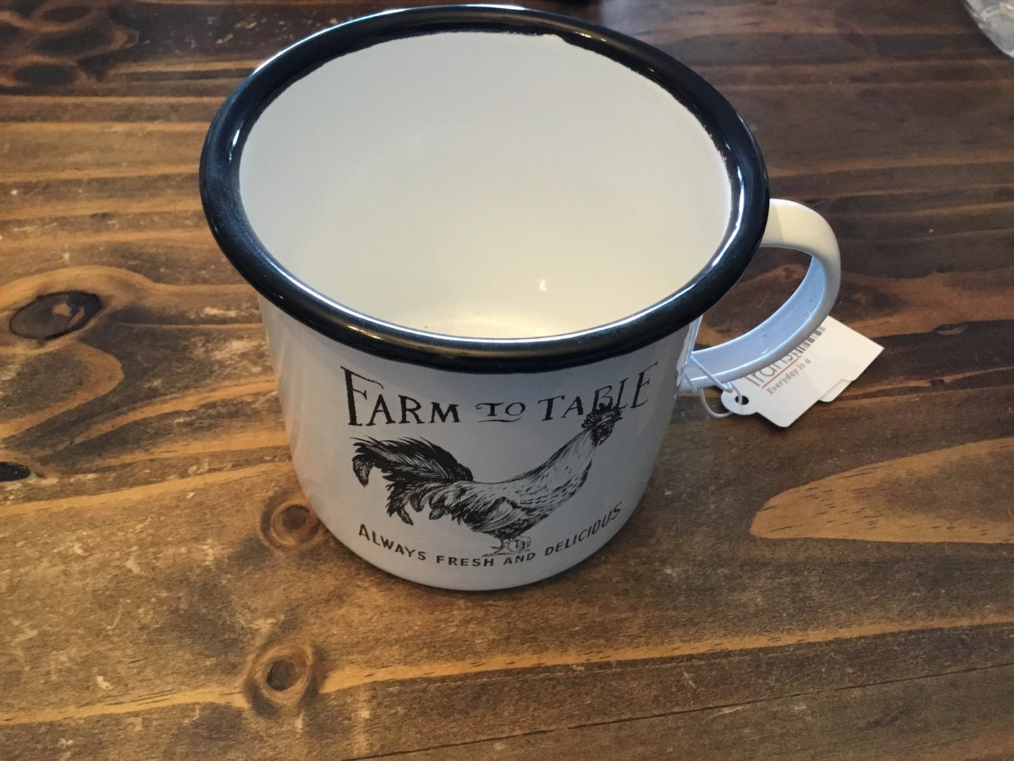 Enamelware Farm Fresh Mug