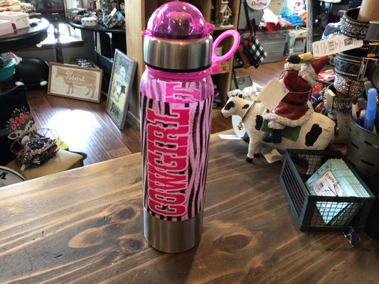 M&F Cowgirl Water Bottle