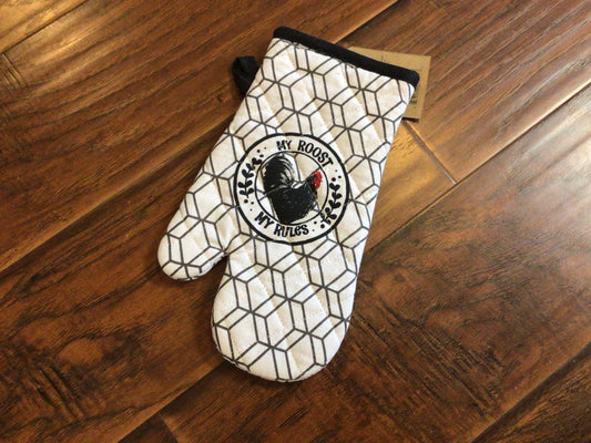 My Roost My Rules Oven Mitt