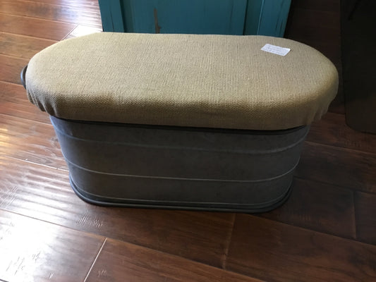 Small Metal Tub with Canvas Top