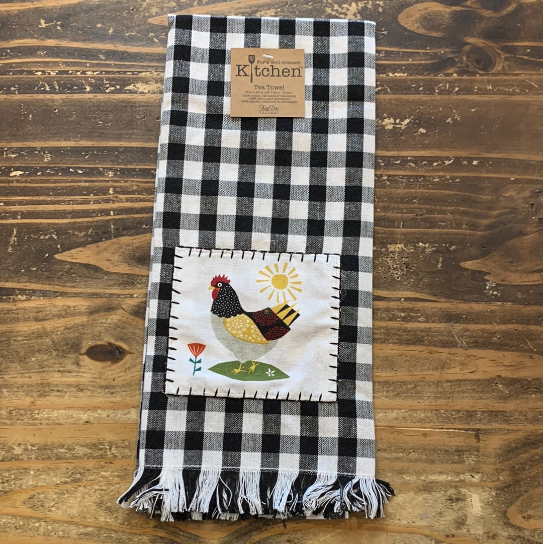 Farm Charm Chicken Tea Towel