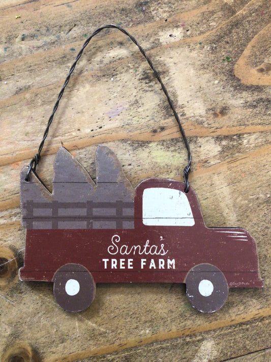 Santa’s Tree Farm Ornament