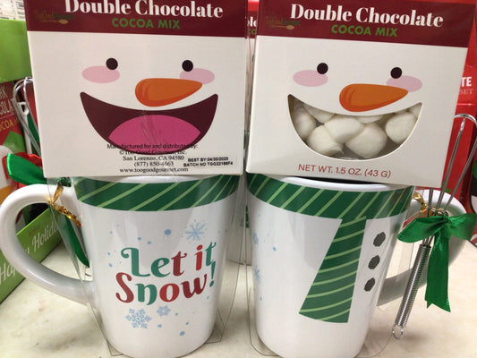 Holiday Cocoa Mug Set